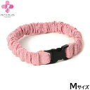 【店内ポイント最大43倍!5月18日!】ペタプラス にゃんくるバンド(ちりめん) 猫 小型犬用 ネックバンド M 無地ピンク【送料無料】