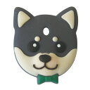 【本日限定!ポイントさらに+4倍!店内ポイント最大47倍!】ワールド商事 ペットキーカバー 犬 柴犬 ブラック