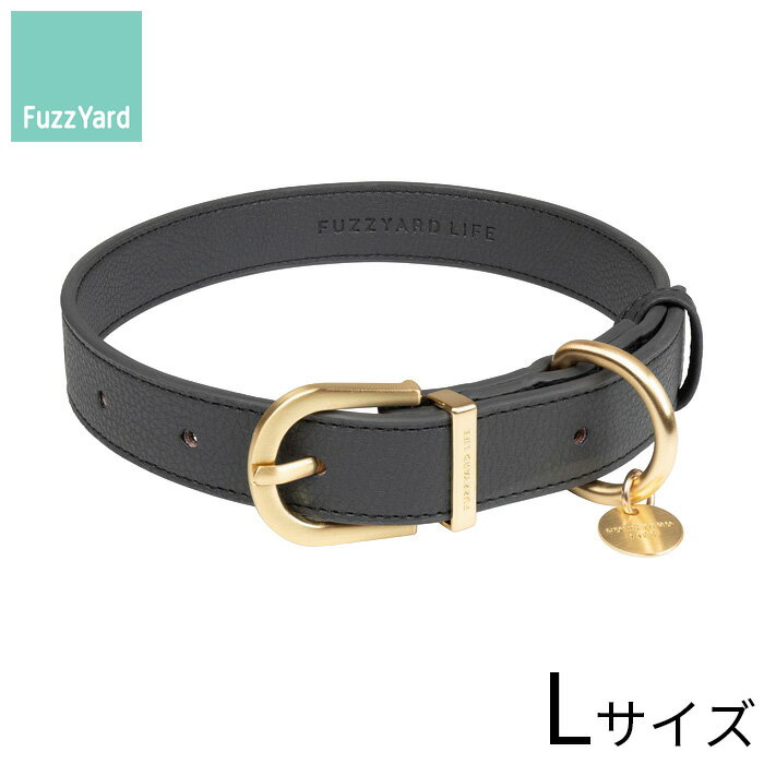 Rakuten - 【店内ポイント最大45倍！本日限定！】ファズヤード Fuzz Yard ライフアトリエドッグカラー 首輪 L スレートグレー おしゃれ 上品