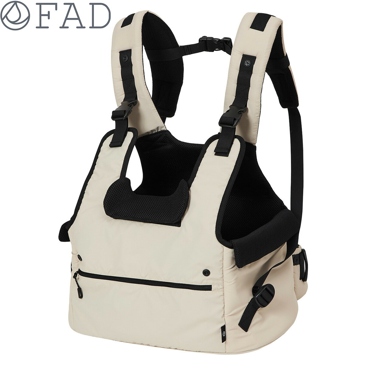 【2000円OFFクーポン！＆店内ポイント最大56倍！スーパーSALE！】ダッドウェイペット ファッド FAD フロントホールド・キャリー 犬のおもちゃ ベージュ