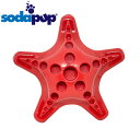 【店内ポイント最大43倍!8月15日!】ソダパップ ナイロントイ スターフィッシュ レッド ドッグトイ 犬用おもちゃ 硬い 噛むおもちゃ