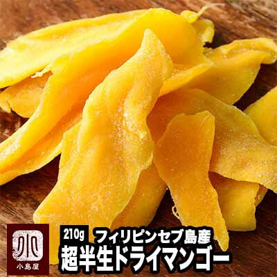 新物 超半生ドライマンゴー フィリピン産 《210g》現地農園まで視察してますフィリピン セブ島のペリカンマンゴー カラバオ種 しっとりとした果肉の食感とトロピカルな生感覚の旨み フィリピン…