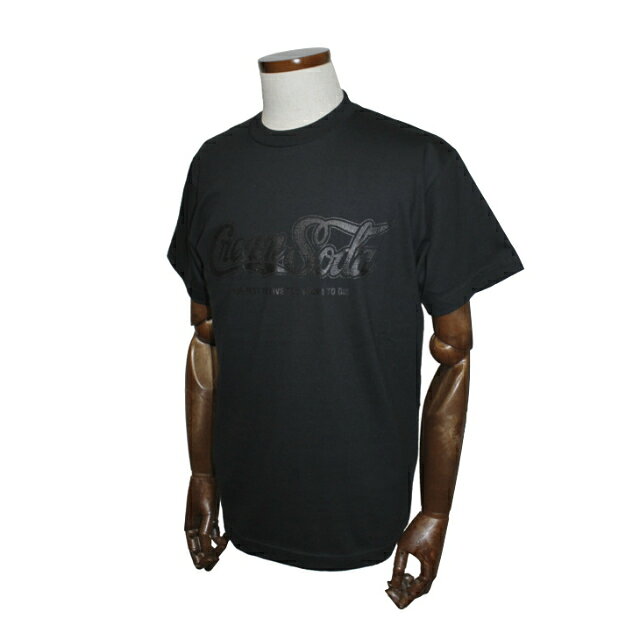 CREAM SODACSカーシブロゴTシャツブラッククリームソーダ