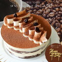 珈琲 ティラミス ケーキ 5号 (直径15cm)コーヒー味 菓子 洋菓子 誕生日 敬老の日 カード付 ギフト プレゼント お取り寄せ スイーツ コーヒー ティラ...