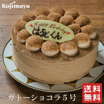チョコレートケーキ【ガトーショコラ 5号（4〜6名）】送料無料 誕生日ケーキ バースデーケーキ