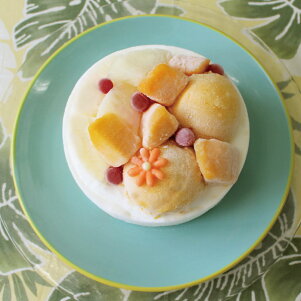 小島屋乳業製菓新宿Kojimayaアイスケーキ誕生日【アイスケーキマンゴー&ヨーグルト風4号】アイスデコレーション送料無料