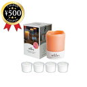 【レビュー書いて500円offクーポン】 ペガサスキャンドル キャンドルホルダー メルティー コーラルピンク ピュアリリーの香り ロウソク 癒し 就寝前 部屋 ...