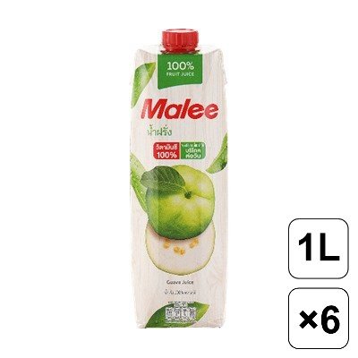 【レビュー書いて500円offクーポン】 マリー Malee グァバジュース 1000ml×6本セット 100%グアバジュース タイ フルーツ 果物 ジュース グァバ まとめ買い 飲料食品 ドリンク 甘い 自然 海外 ビタミンC 南国 おすすめ