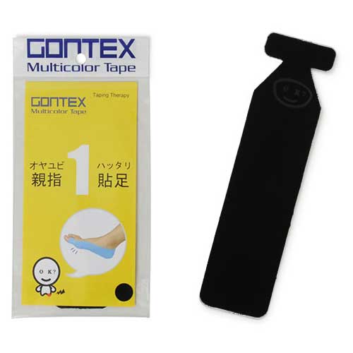 GONTEX ゴンテックス GONTEX 親指貼足1 カット ブラック 00010 テント泊 アイテム