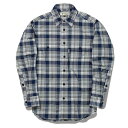 【最大P15倍！5/7迄】Foxfire フォックスファイヤー Cシールドチェックシャツ メンズ / インクブルー CSHIELD Check Shirt 5212298