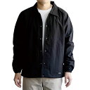 FOREST WARDROBE フォレストワードローブ コーチ ジャケット メンズ / COACH JACKET F1800204 BLACK