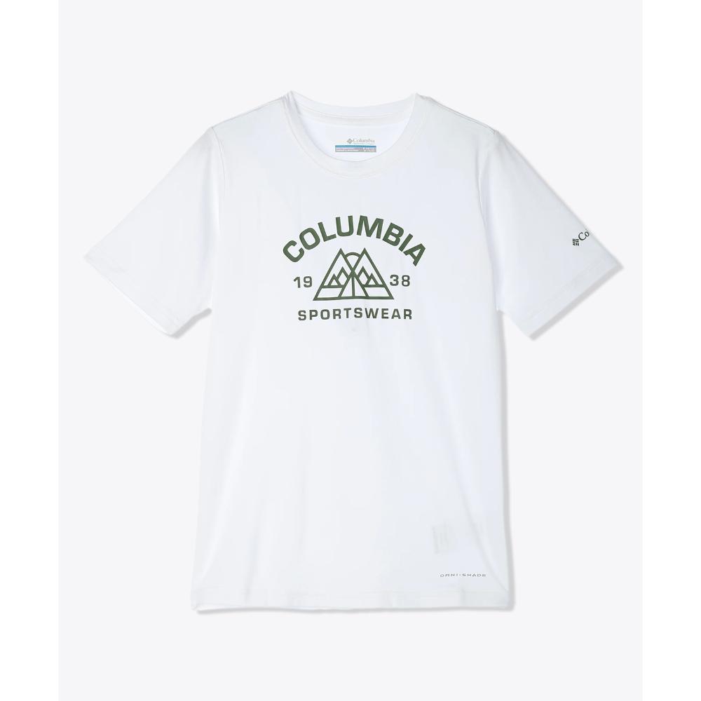 NEW! Columbia コロンビア マウントエコーショートスリーブグラフィックTシャツ（キッズ） / AB6637 100