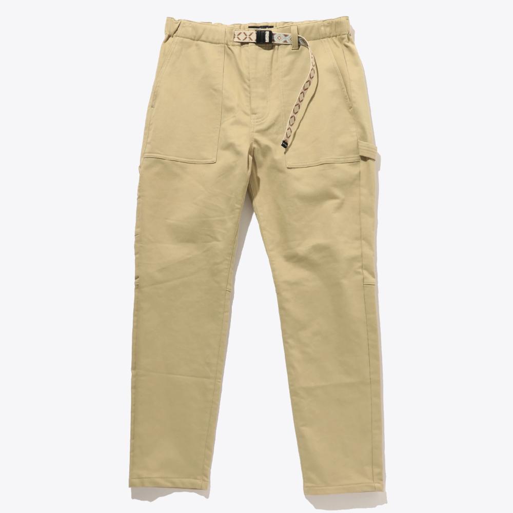 ☆メーカー品番：PL7685_270☆カラー：270（270 Twill）インスタグラムを中心にキャンプスタイルが大人気のYURIEさんとのコラボレーションシリーズ。DR.DENIM HONZAWAによってシルエットをアップデート。今季のコラボレーションでは、スカート、パンツ、オーバーオールすべて共通でベーカーポケットをデザインのポイントにしています。ベルトにはYURIEさんのコラボ柄を配置。程よいゆったり感とどんな人にも似合うテーパードシルエットに、サイドポケットやハンマーループなどキャンプに便利なディテールを追加。ストレッチ素材なのではき心地抜群です。■機能・オムニシェイド / 降り注ぐ紫外線をカット。肌を守るサンプロテクション機能。・UPF50・2ウェイストレッチ■素材：2wayストレッチマイクロピーチドビー ( コットン99%、ポリウレタン1% )■カラー：T Green ( 369 Thyme Green )■Size：S、M、L、XL■フィット：REGULAR / 通常のフィッティング■適応サイズ【S/SIZE6】;身長 / 152〜158cm、胸囲 / 78〜82.5cm、裄丈 / 73〜75.5cm、ウエスト / 60〜64.5cm、ヒップ / 85〜90cm【M/SIZE6】;身長 / 157〜163cm、胸囲 / 82〜86.5cm、裄丈 / 75〜77.5cm、ウエスト / 64〜68cm、ヒップ / 89〜94cm【L/SIZE6】;身長 / 162〜168cm、胸囲 / 86〜91.5cm、裄丈 / 77〜79.5cm、ウエスト / 67〜73cm、ヒップ / 93〜99cm【XL/SIZE6】;身長 / 167〜173cm、胸囲 / 91〜96.5cm、裄丈 / 77〜81.5cm、ウエスト / 72〜78cm、ヒップ / 98〜104cm