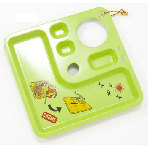【最大P15倍！11/27 1:59迄】CHUMS チャムス サムズアッププレート / Thumbs Up Plate CH62 1003 Lime