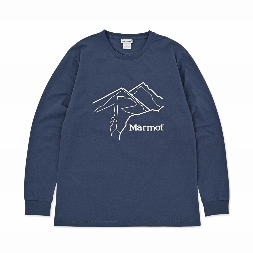 NEW! Marmot マーモット セイクリッドマウンテンロングスリーブティーシャツ［レディース］ / カラー：C079/IND（INDIGO/インディゴ）/ Ws Sacred Mt. L/S T-Shirts MTFW25WLS068 IN