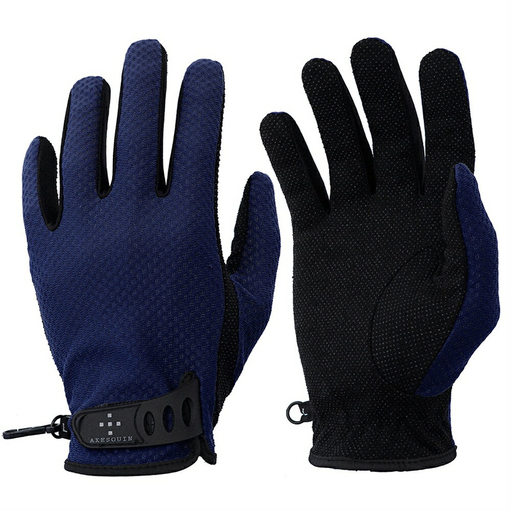 【最大P15倍！11/27 1:59迄】AXESQUIN アクシーズクイン ベンチレーショングローブ / カラー：N00（ネイビー）/ Ventilation Glove 013096 N00(4)