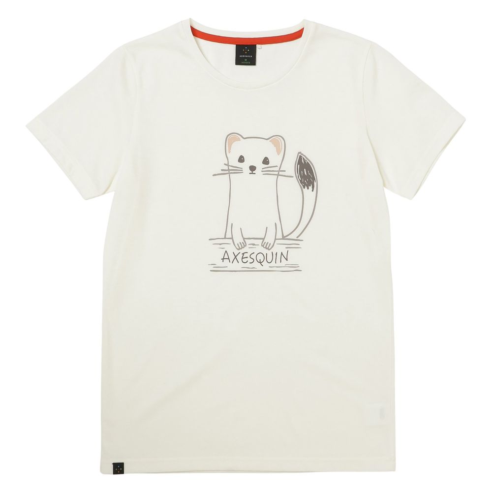 NEW! AXESQUIN アクシーズクイン AQ グラフィックT オコジョ［レディース］ / カラ...