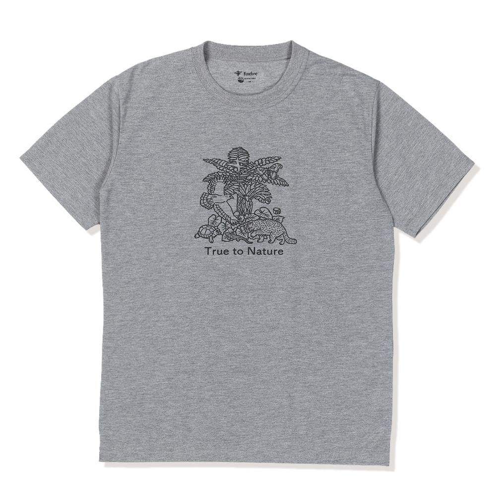 乐天商城 - NEW! Foxfire フォックスファイヤー CシールドアイランドティーS/S[メンズ] / カラー：020（グレー）/ C-SHIELD Island Tee S/S 5215629_020