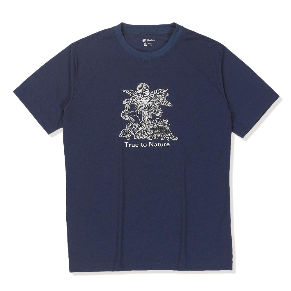 乐天商城 - NEW! Foxfire フォックスファイヤー CシールドアイランドティーS/S[メンズ] / カラー：046（ネイビー）/ C-SHIELD Island Tee S/S 5215629_046