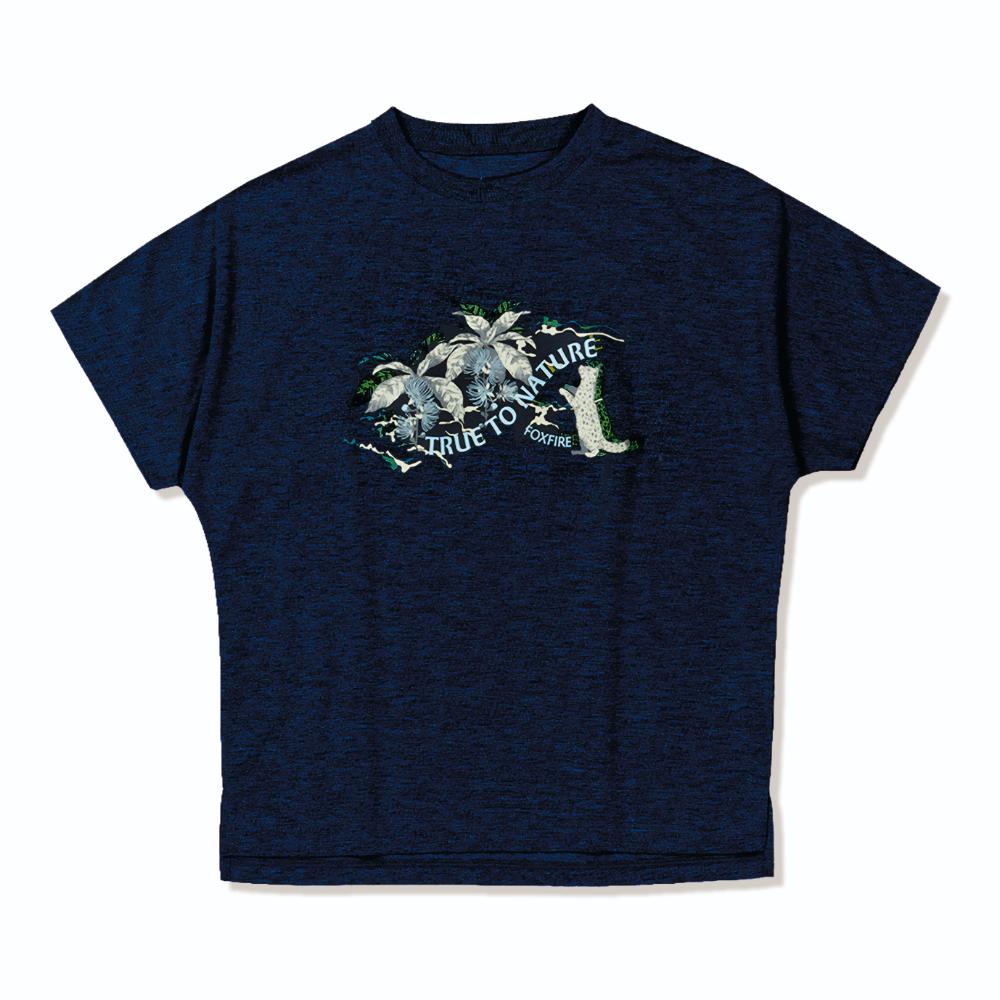 乐天商城 - NEW! Foxfire フォックスファイヤー CシールドイリオモテティーS/S[レディース] / カラー：046（ネイビー）/ C-SHIELD Iriomote Tee S/S 8215679_046