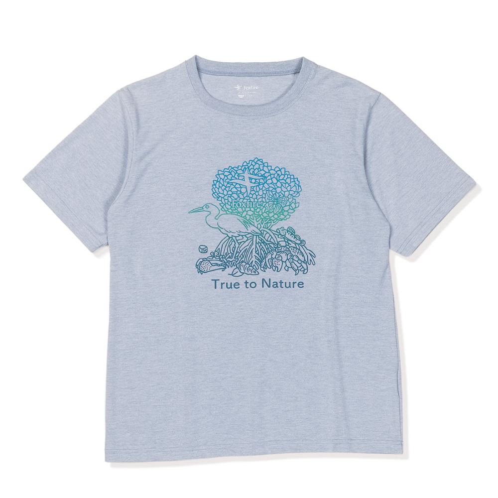 NEW! Foxfire フォックスファイヤー CシールドマングローブティーS/S[レディース] / カラー：052（フェードブルー）/ C-SHIELD Mangrove Tee S/S 8215669_052