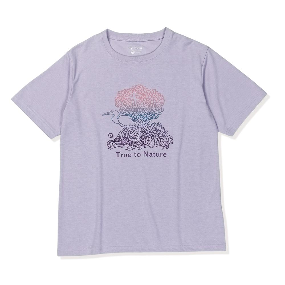 NEW! Foxfire フォックスファイヤー CシールドマングローブティーS/S[レディース] / カラー：241（ペールアイリス）/ C-SHIELD Mangrove Tee S/S 8215669_241