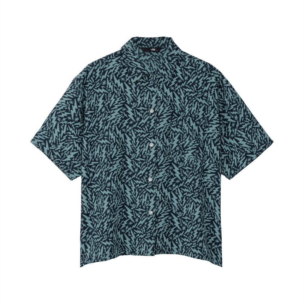 【クリアランス】THE NORTH FACE ザ・ノース・フェイス レイジーライトニングシャツ［レディース］ / カラー：LB（ライトニングブルー）/ Lazy Lightning Shirt NRW22610-LB
