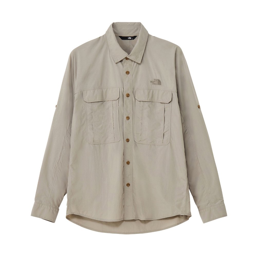 THE NORTH FACE ザ・ノース・フェイス ラッスルキャノピーシャツ［メンズ］ / カラー：ST（ストーンスラブ）/ Rustle Canopy Shirt NR12302-ST