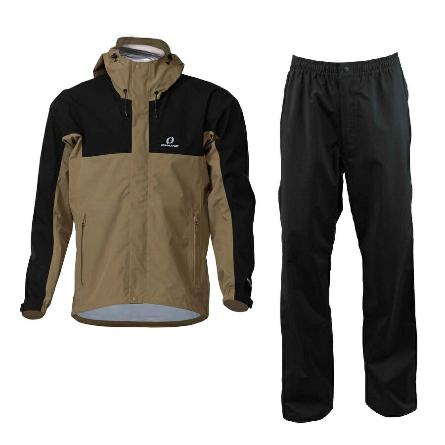 【クリアランス】 ONYONE オンヨネ [メンズ ]コンバットSTレインスーツ / カラー：256009（ベージュxブラック）/ MENS COMBAT RAIN SUIT ODS95030_256009