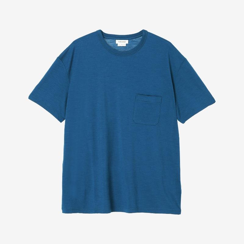 其它 - NEW! icebreaker アイスブレーカー メリノ150 SS ポケットティー[ユニセックス] / カラー：AT（アトランティス・AT）/ IB0A57H3_AT