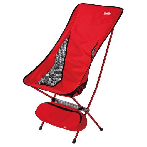 Coleman コールマン リーフィーチェア ハイバック レッド 2000026742 Coleman コールマン リーフィーチェア ハイバック レッド 2000026742