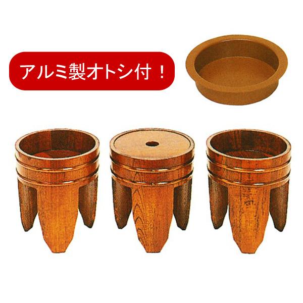 樂天商城 - 【日本製】施餓鬼桶(施食桶)3ヶ1組 栓スリ漆塗 直径 6寸(18cm)×高さ20cm【納期目安：通常約1ヶ月後発送】