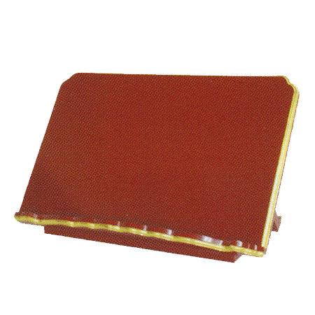 【日本製】寺院用略式見台 [朱塗面金箔押]1尺6寸(48cm)×高さ21.5～32cm【納期目安：通常3～5営業日発送】