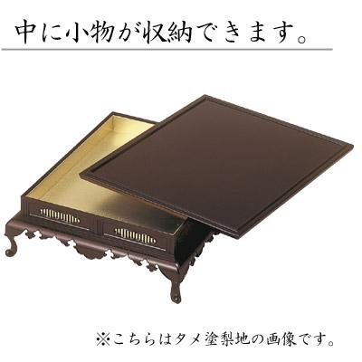 【日本製】御文章箱・御文箱 置台 大 金塗梨地...の紹介画像2
