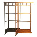 衣桁 桑時代塗 / ケヤキ塗 仏具 収納ラック 収納棚 宗教用具 寺院用具 法具 収納用具 壁掛け 木製 高級感 シンプル 法衣収納 袈裟掛け 便利 伝統的 日本製【納期目安:通常2~4営業日発送】