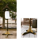 アルミ製 提灯掛・灯籠掛 一対台座：据置型 屋根：大和型※提灯は含まれません