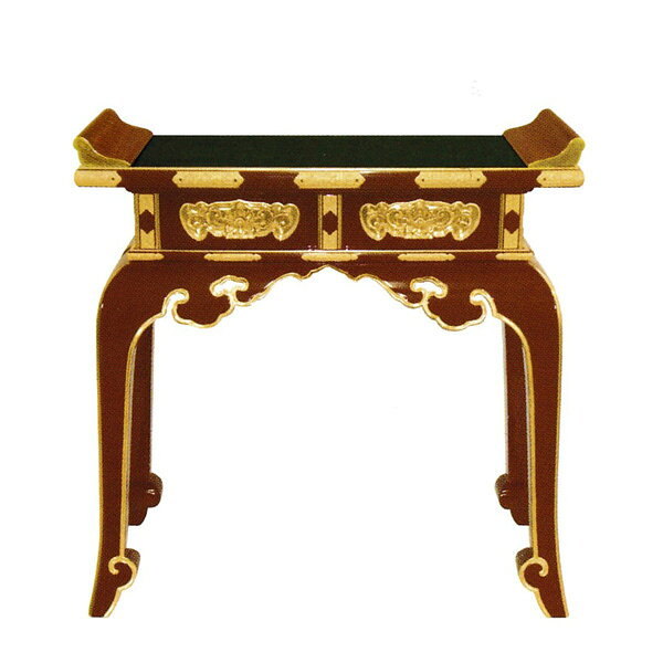 Rakuten - 背高導師机[朱塗天黒面金箔押][金具付] 幅3尺(90cm)×奥行38cm×高さ70.5cm【納期目安：通常約1ヶ月後発送】