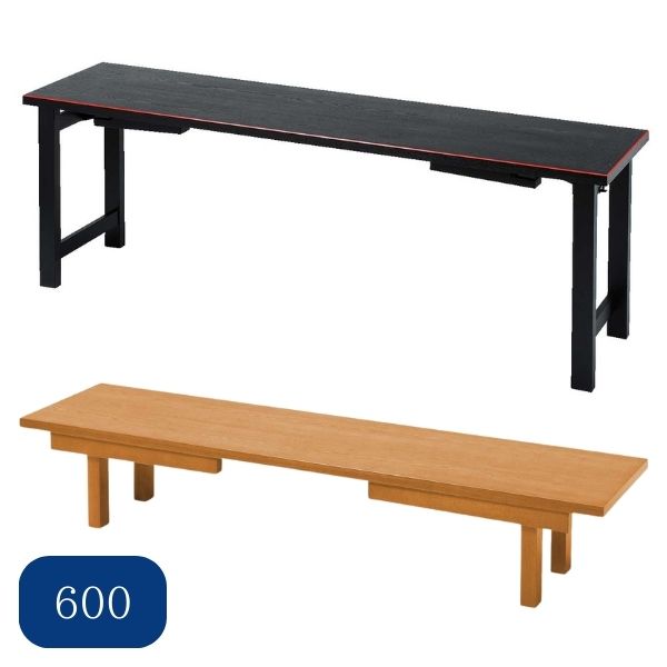 共用法事机 600 黒面朱/欅色 法事机 法要机 仏前用机 法事用机 寺院用机 和室机 会議用机 多目的机 集..