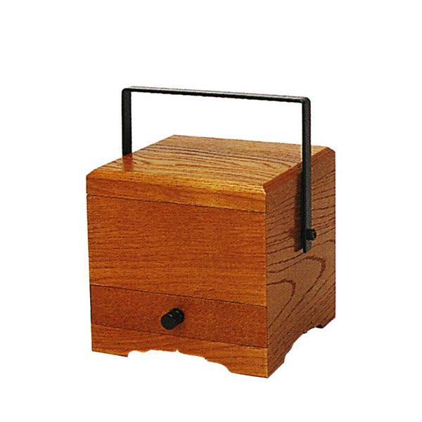 【日本製】角型手堤香炉[栓][オトシ蓋付]幅4寸(12cm)×奥行12cm×高さ12cm【納期目安：通常3～5営業日発..