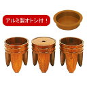 【日本製】施餓鬼桶(施食桶)3ヶ1組 栓スリ漆塗 直径 7寸(21cm)×高さ22.5cm【納期目安:通常約1ヶ月後発送】(3)