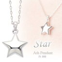 遺骨ペンダント(手元供養)ソウルジュエリー『スター×プラチナ』■ダイヤ0.01ct■トッププラチナ900/チェーン:プラチナ850【納期目安:通常約1ヶ月後発送...
