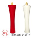 和蝋燭 白・朱 碇型(いかりがた)100号/本燃焼時間 約9時間和ローソク 和ろうそく 朱蝋燭 朱ろうそく 朱ローソク 赤蝋燭 赤ろうそく 赤ローソク 仏具【納期目安:通常2~4営業日発送】