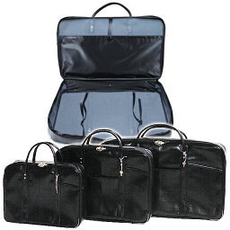 法衣鞄 黒 カブロン(PUレザー)製 小[幅42cm×高さ30cm×厚み9.5cm]法衣かばん/法衣カバン/ほういかばん
