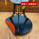 ●わけありアウトレット処分SALE● 盆提灯置き台 (赤) 横47.5×縦40cm 飾り台 半月盆【納期目安:営業日の正午受付で当日出荷】