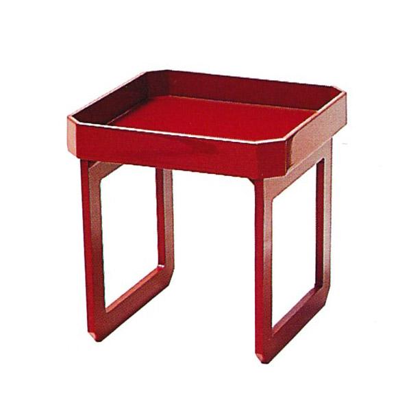 【日本製】初寸膳(はっすんぜん)[朱塗]幅24.5cm×奥行24.5cm×高さ24.5cm【納期目安：通常3～5営業日発送】