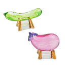 ガラス製 クリスタル精霊馬 セット お盆用品 牛馬 なす きゅうり お盆供養 仏具 かわいい【納期目安:営業日の正午受付で当日出荷】