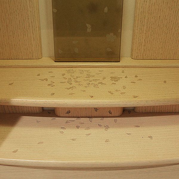 【在庫限り】わけあり アウトレット 処分 SALE 【購入特典付き】モダン仏壇 桜の詩20号14幅 H60×W47×D38cm【納期目安：通常2～4営業日発送】