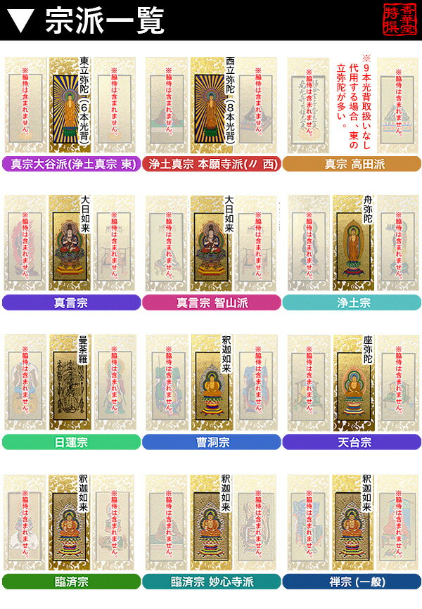 スタンド掛軸 ご本尊のみ 【ミニ】高さ20cm×幅11cm×奥行2.5cm木枠3種[黒檀/紫檀/アッシュ]×表具裂2色【納期目安：通常8~10営業日発送】