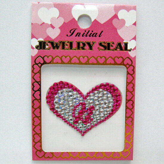 ジュエリー デコシール【2.5×4cm】キラキラシール デコレーションシール (KJ054-6)