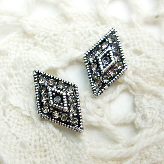 シャークブラックダイヤ 2個入 ネイルパーツ ネイル用パーツ メタルパーツ ハンドメイド パーツ ネイル..